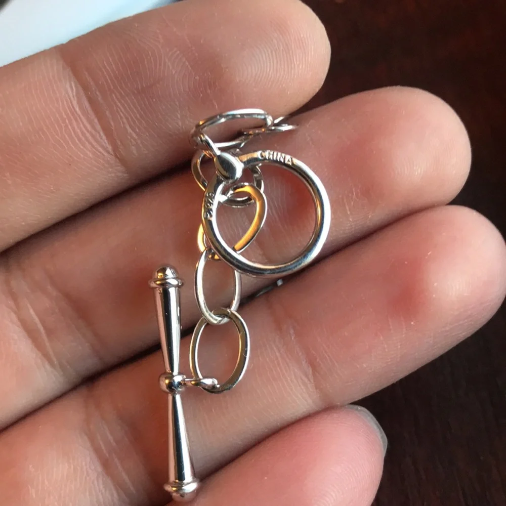 Sterling Ross Simons toggle heart bracelet - 7.75” long - Picture 5 of 12